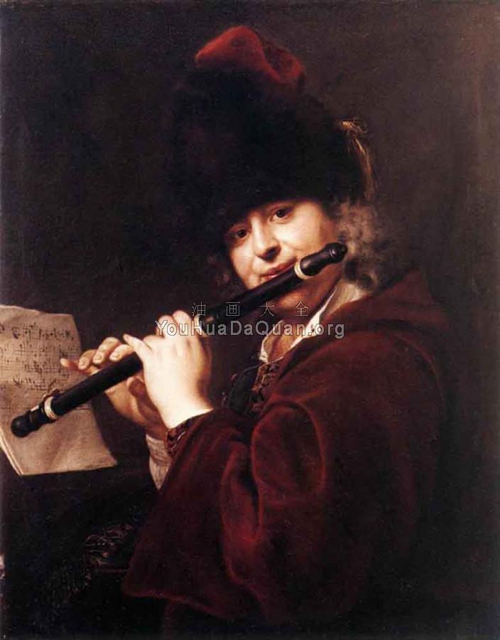 Portrait Of The Court Musician Josef Lemberger - 简·库派茨基